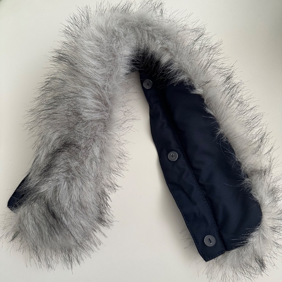 Columbia long insulated winter navy blue jacket - Picture 8 of 9